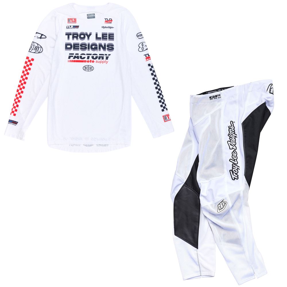 Troy Lee Designs Spring 2025 MX Combo Kit GP PRO AIR Factory White